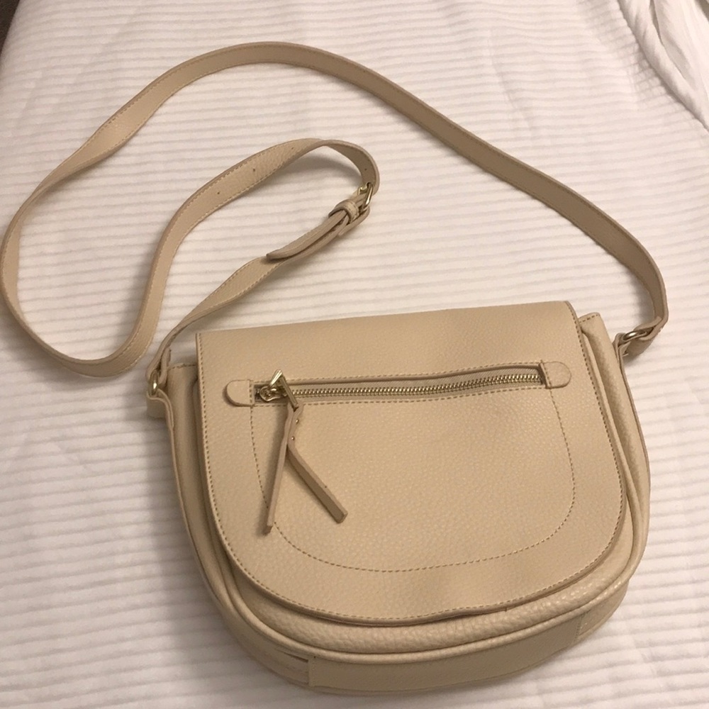 Faux leather handbag